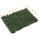 1x Artificial Boxwood Hedge Fake Vertical Garden Green Wall Mat Fence Outdoor