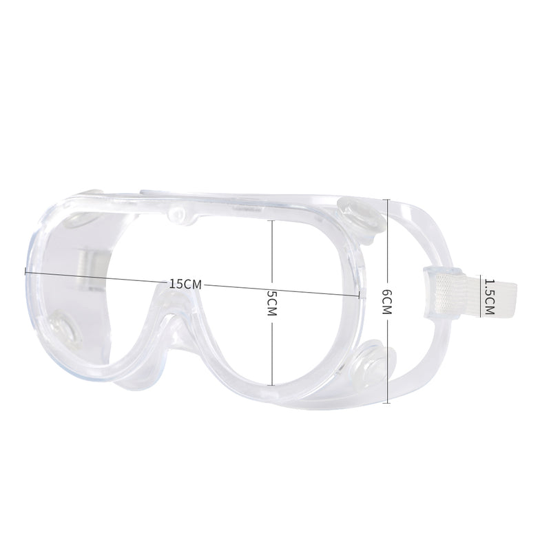 Safety Goggle Glasses Clear Goggles Anti Fog Protective Eye Chemical Lab Eyewear