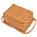 Picnic Basket Wicker Baskets Outdoor Deluxe Gift Storage Person Storage Carry
