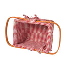 Picnic Basket Wicker Baskets Outdoor Deluxe Gift Storage Person Storage Carry