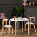 Keezi 3PCS Set Kids Activity Table and Chairs Toy Play Desk Children Furniture