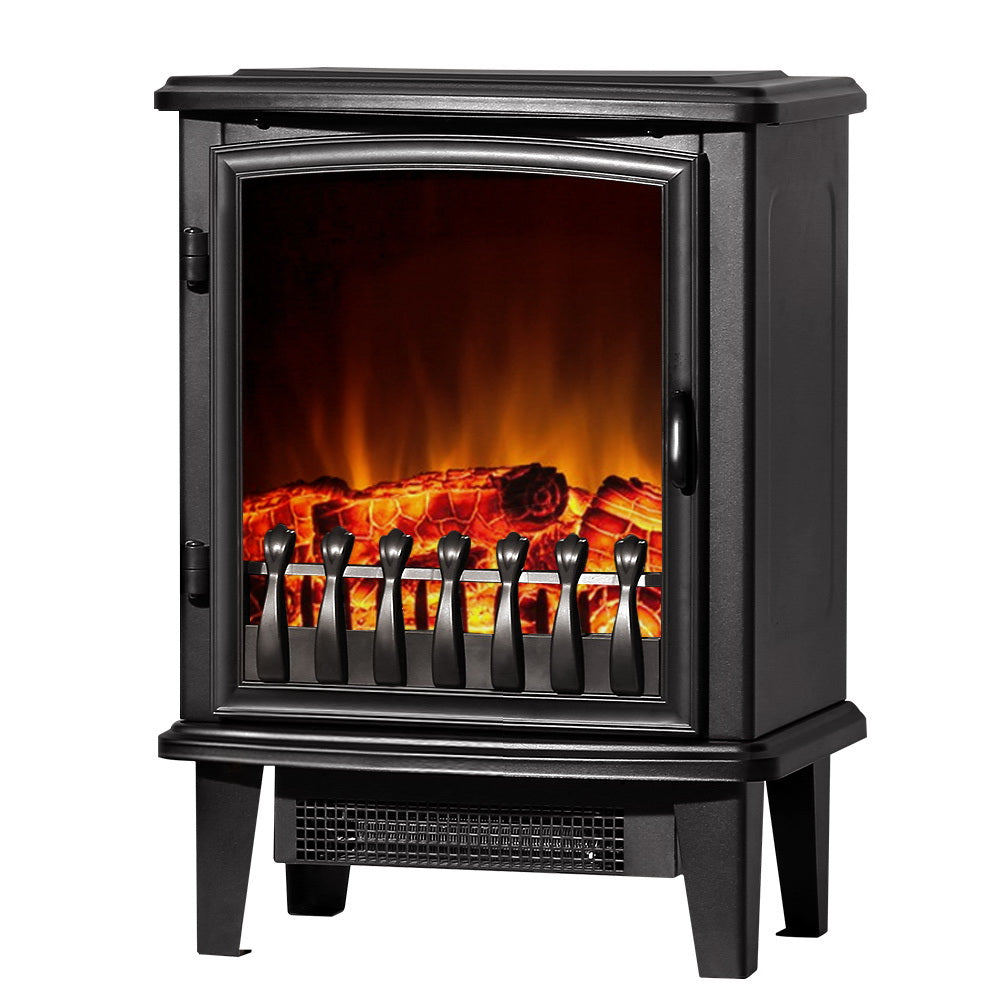 Devanti Electric Fireplace Wood Heater Portable - Main Image