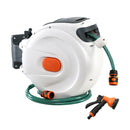 Greenfingers 20M Hose Reel Water Garden Retractable Auto Rewind Spray Gun Storage