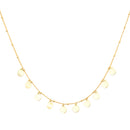 ‘Fire And Ice’ Gold Plated Necklace