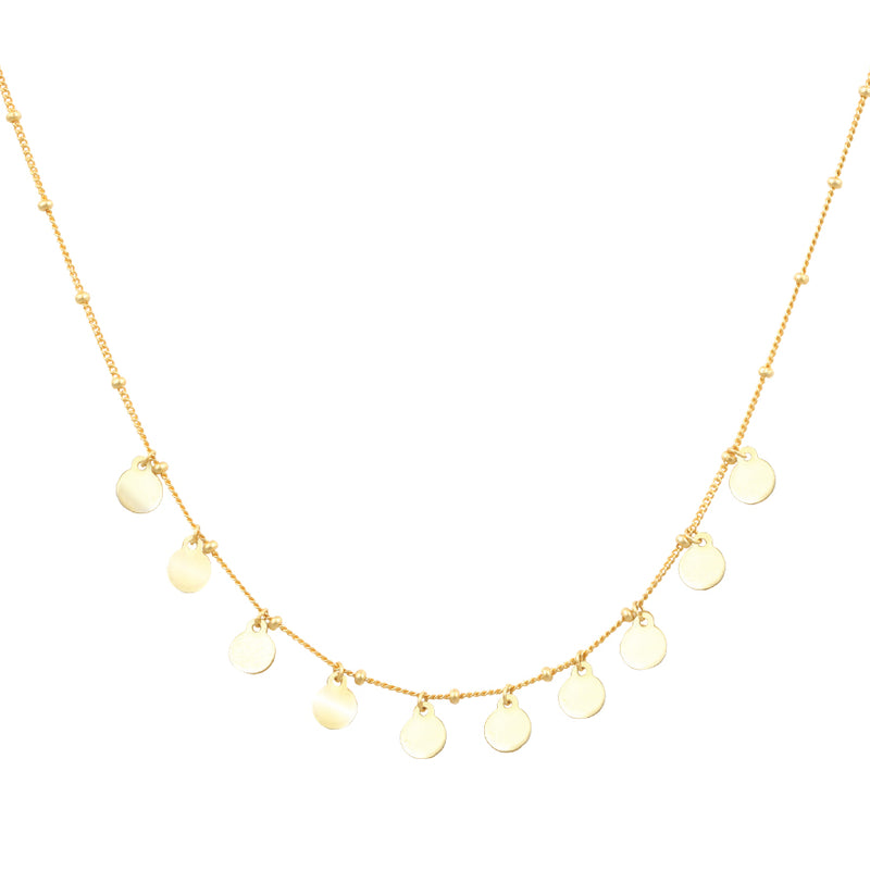 ‘Fire And Ice’ Gold Plated Necklace