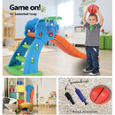 Kids Slide and Basketball Hoop