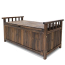 Gardeon Outdoor Storage Box Wooden Garden Bench Chest Toy Tool Sheds Furniture