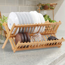 Folding Bamboo Dish Rack