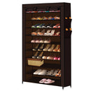 BROWN EXTRA WIDE SHOE ORGANISER