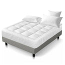 Giselle Bedding KING SINGLE Luxury Pillowtop Mattress Topper Underlay Mat Cover KS