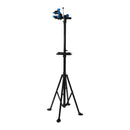 Bike Repair Stand Work Rack With Tool Tray Mechanic Bicycle Maintenance Blue