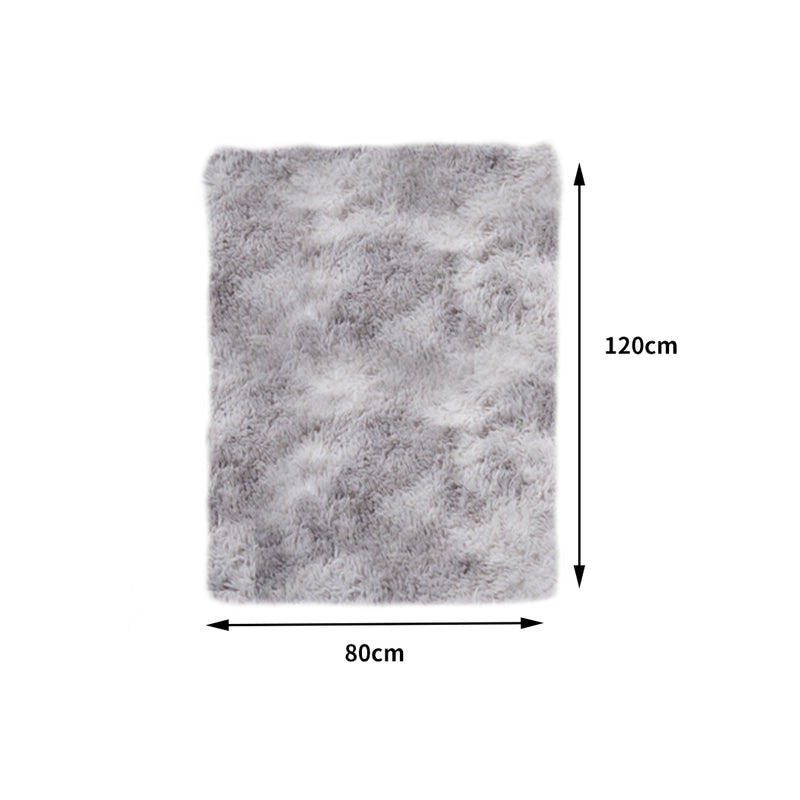 Floor Rug Shaggy Rugs Soft Large Carpet Area Tie-dyed Mystic 80x120cm