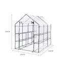 3 Tier Walk In Greenhouse Garden Shed PVC Cover Film Tunnel Green House Plant
