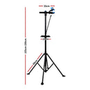 Bike Repair Stand Work Rack With Tool Tray Mechanic Bicycle Maintenance Blue