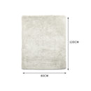 Designer Soft Shag Shaggy Floor Confetti Rug Carpet Home Decor 80x120cm Cream