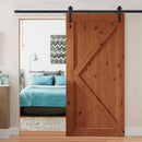 3M Antique Classic Style Single Sliding Barn Door Hardware Track Roller Kit