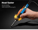 Soldering Iron Kit Electric Solder Kits Tool Wood Burning Welding Station Tips