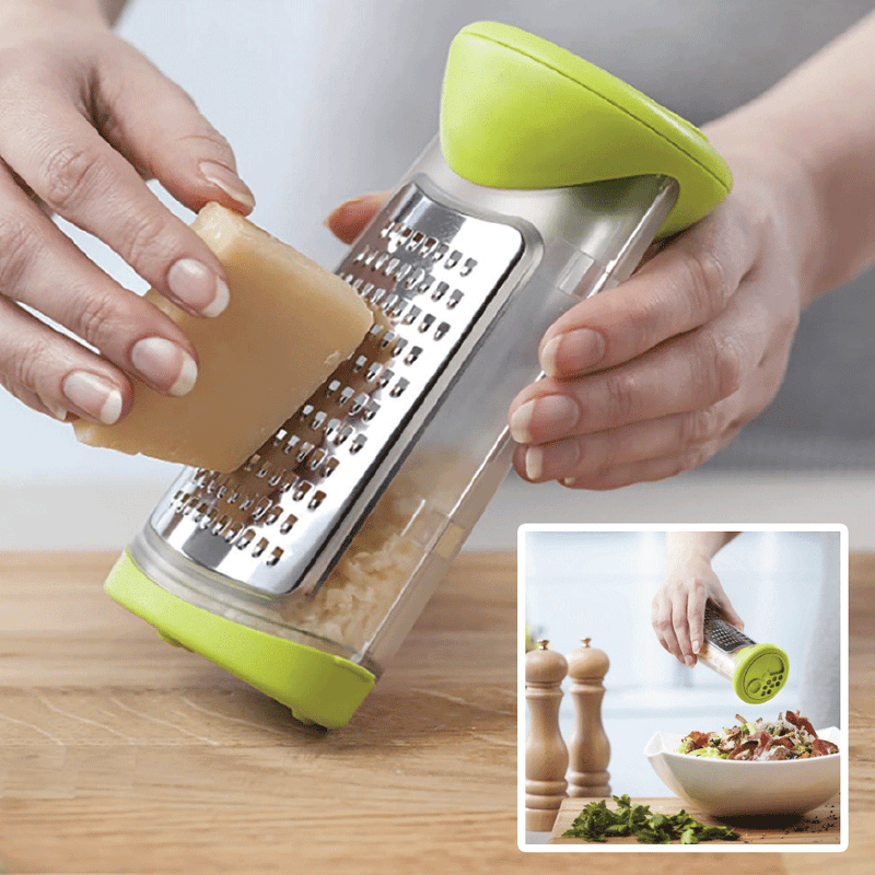 3 IN 1 CHEESE GRATE DISPENSER