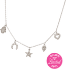 SI STERLING SILVER CHARM NECKLACE