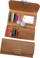 TAN ORGANISER PURSE