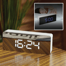 MIRRORED LED ALARM CLOCK