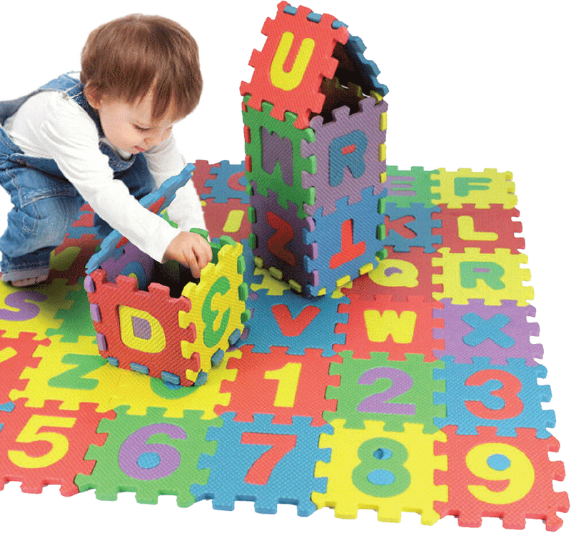 Kids Alphabet & Numbers  EVA Foam Playmat