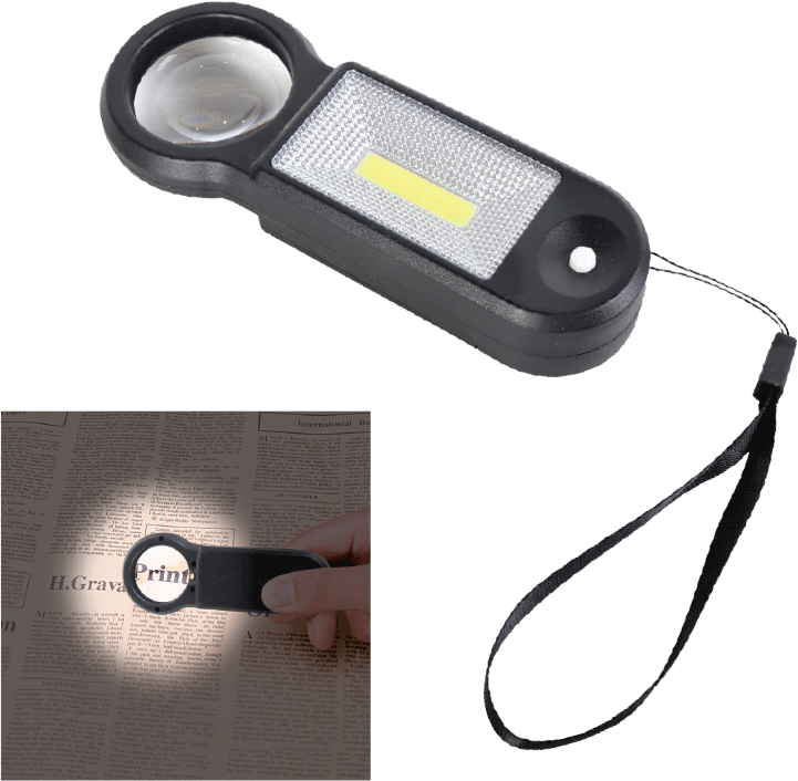 2-in-1  Magnifier  with LED Light