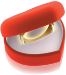 Surprise Goldtone Designer Ring