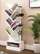 WHITE 7-Tier Bookcase