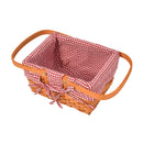 Picnic Basket Wicker Baskets Outdoor Deluxe Gift Storage Person Storage Carry