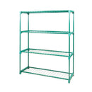 2x 4 Tier Plant Shelve Garden Greenhouse Steel Storage Shelving Frame Stand Rack