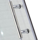 Levede Bath Shower Enclosure Screen Seal Strip Glass Shower Door 760x1900mm