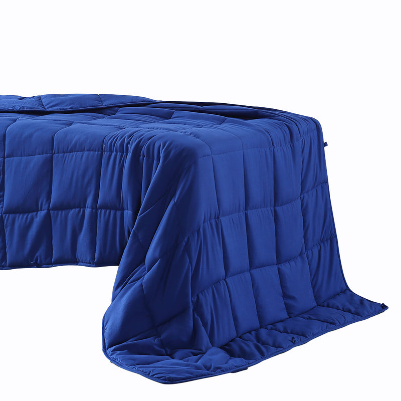 DreamZ Weighted Blanket Heavy Gravity Deep Relax 9KG Adult Double Navy