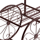 Levede Plant Stand Outdoor Indoor Metal Flower Pots Rack Corner Planter Shelf