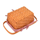 Picnic Basket Wicker Baskets Outdoor Deluxe Gift Storage Person Storage Carry