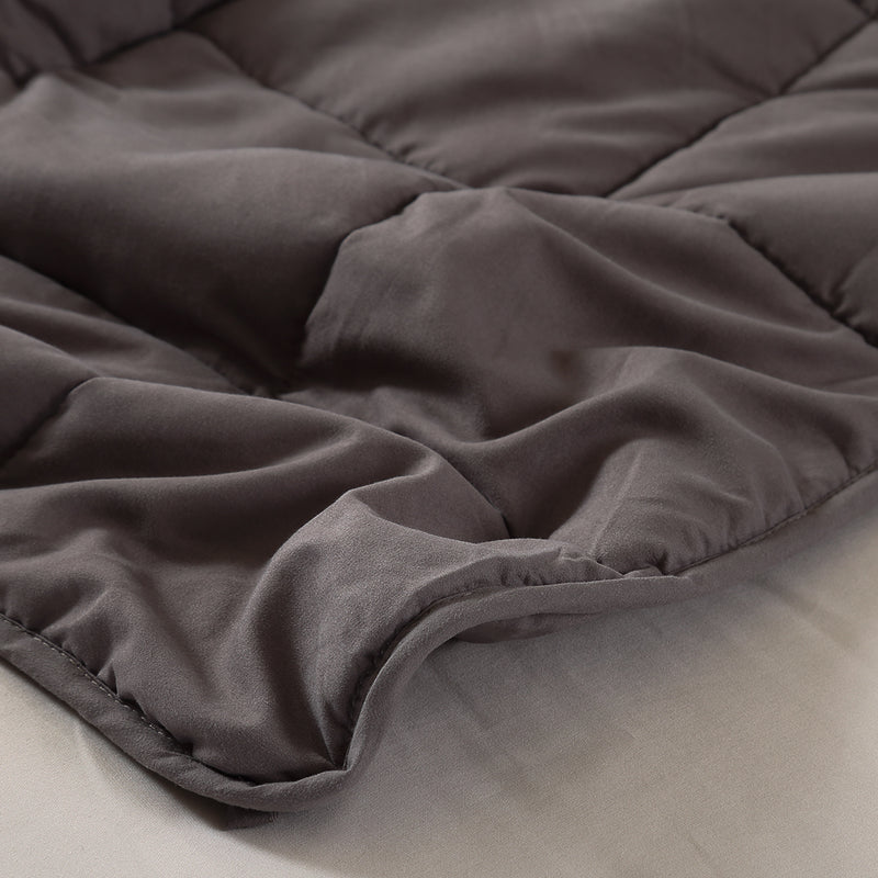 DreamZ Weighted Blanket Heavy Gravity Deep Relax 9KG Adult Double Grey