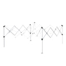 Mountview Gazebo 3x3 Marquee Pop Up Tent Outdoor Canopy Wedding Mesh Side Wall