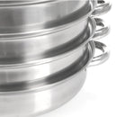 4 Tier Stainless Steel Steamer Meat Vegetable Cooking Steam Hot Pot Kitchen Tool