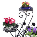 2X Plant Stand Outdoor Indoor Flower Pot Metal Corner Shelf Garden Home Decor AU