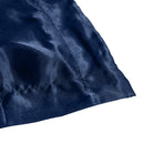 DreamZ Silk Satin Quilt Duvet Cover Set in King Size in Navy Colour