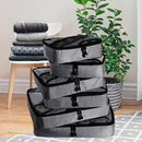 6 Pcs Travel Cubes Storage Toiletry Bag Clothes Luggage Organizer Packing Bags