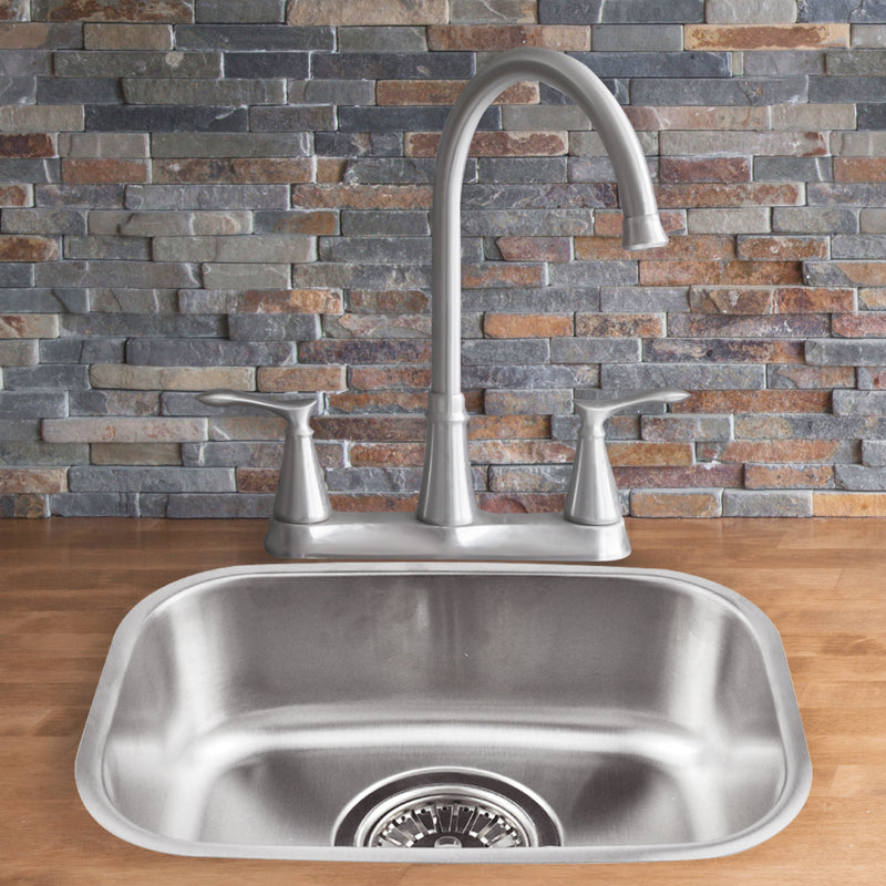 Kitchen Sink Stainless Steel Under/Topmount Handmade Laundry  Single Bowl