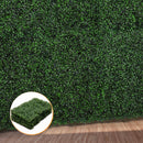 1x Artificial Boxwood Hedge Fake Vertical Garden Green Wall Mat Fence Outdoor