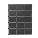 Cube Cabinet Shoe Storage Cabinet Organiser Shelf Stackable DIY 10 Tier 3 Column