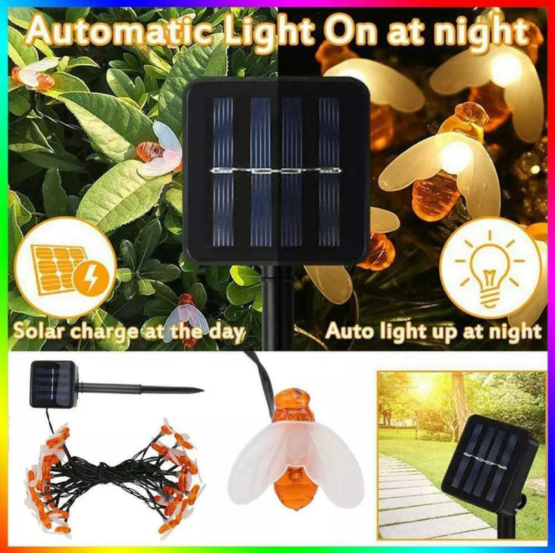 Solar Bee String Lights