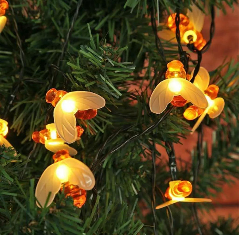 Solar Bee String Lights