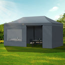 Mountview Gazebo Tent 3x6 Outdoor Marquee Gazebos Camping Canopy Mesh Side Wall