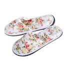 LADIES FLORAL PRINT SLIPPERS