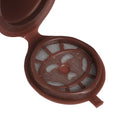 10x Refillable Reusable Coffee Filter Capsules Pods Pod for Nespresso Machine Grey