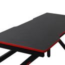 Gaming Chair Desk Computer Gear Set Racing Desk Office Laptop Chair Study Home K shaped Desk Silver Chair